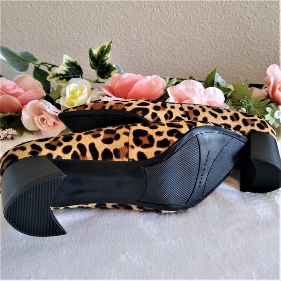Marc Fisher Leopard Pointed Toe Pumps - NWOT 6 & 9 - Picture 3 of 6